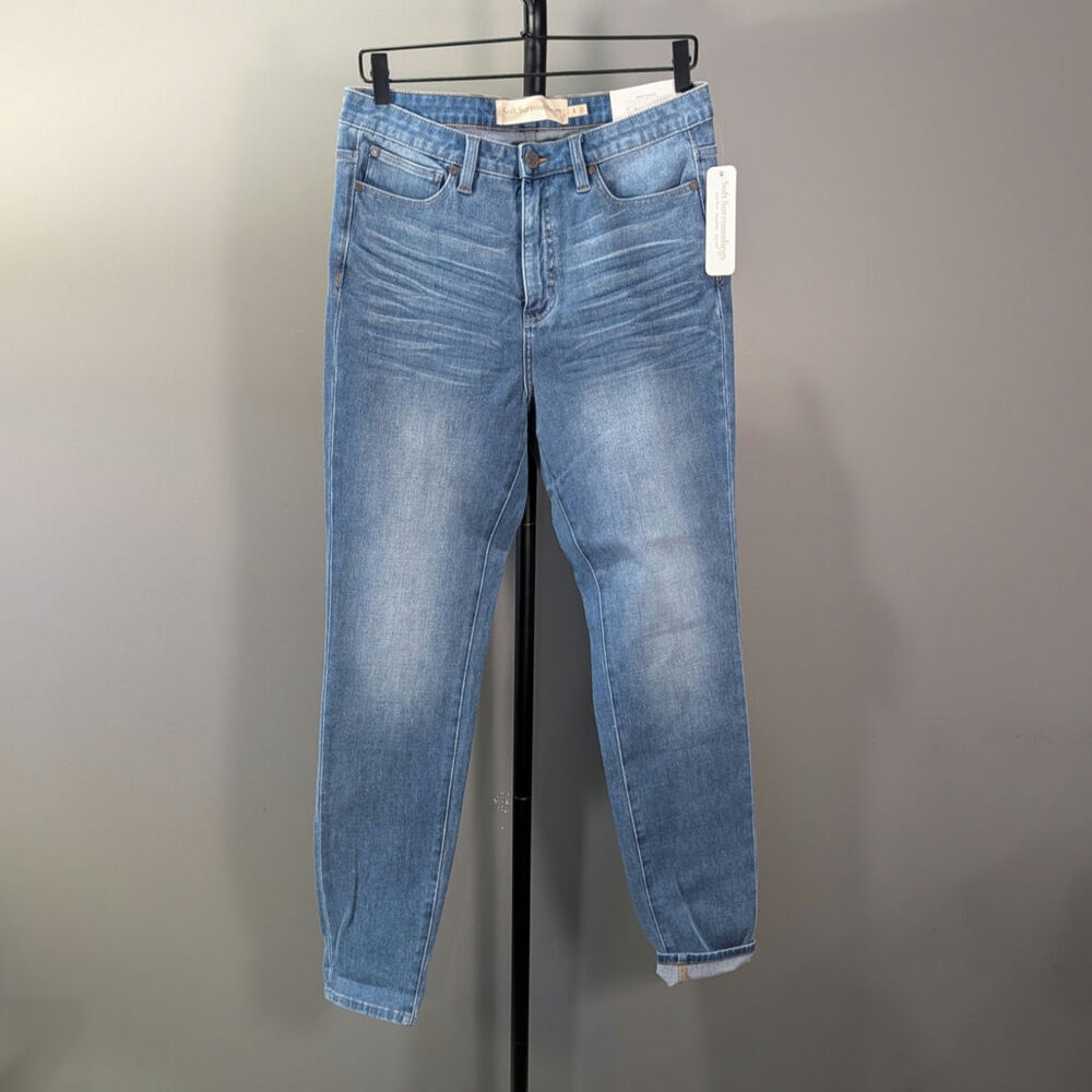 NWT Soft Surroundings 5 Pocket Skinny High Rise Ankle Jeans Size 10 Tall